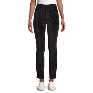 Black Ami Velvet-like Skinny Pants